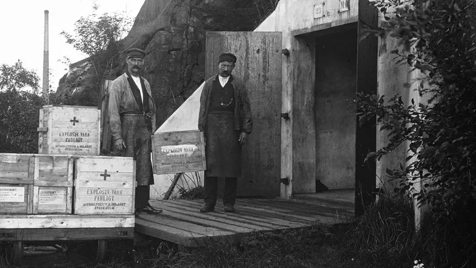 Historisk bild från Vinterviken, ca 1910-1915